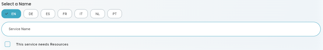 Bookairy language chips for adding translations to public booking content